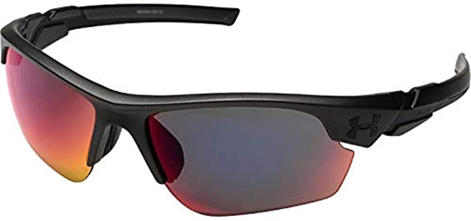 Under Armour Men's Youth Windup - Wrap Sunglasses for Oval Face