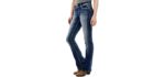 WallFlower Women's Instastretch - Luscious Curvy Bootcut Jeans