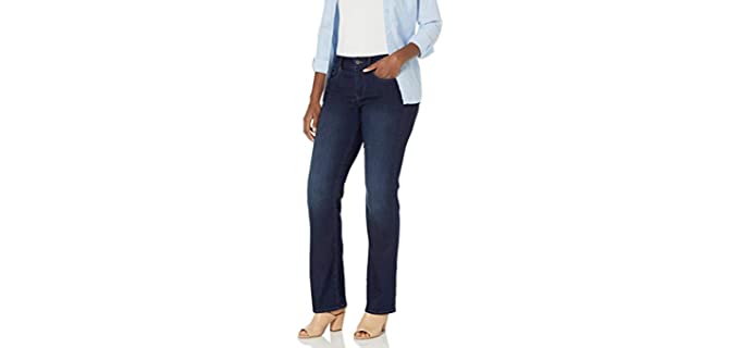 NYDJ Women's Marilyn Straight - Jean for Apple Figure