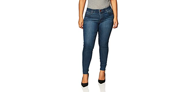 Democracy Women's Ab Solution Crop - Mom Jeans for Apple Shape