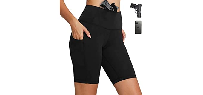 Lilcreek Women's Holster - Concealed Carry Gym Shorts