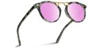 WearMe Unisex Vintage - Small Round Metal Sunglasses