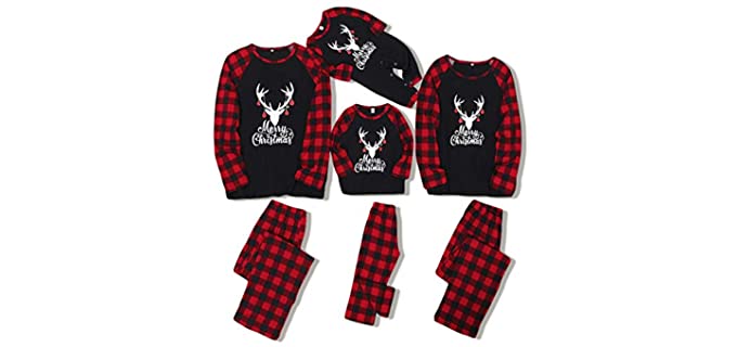 Zoerea Unisex Christmas - Couple Pajamas