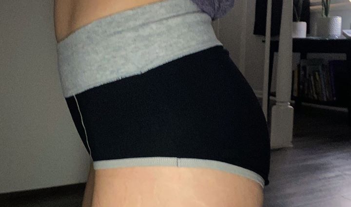 Wearing Cotton Underwear High Waist Stretch Brief from the brand wirarpa