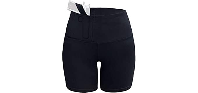 ConcealmentClothes Women's Short - Concealed Carry Leggings