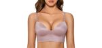 Dobreva Women's T-Shirt - Push Up Bra Without and Underwire