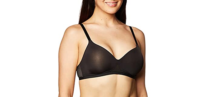 hanes Women's ComfortFlex - Light Foam Push Up Bra Without and Underwire