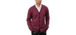 Coofandy Men's Slim - Cardigan Sweater