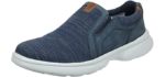 Clarks Men's Bradley Easy - Slip on Shoes for Seniors