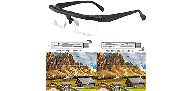 Aocate Men's Variable Focus - Adjustable Glasses