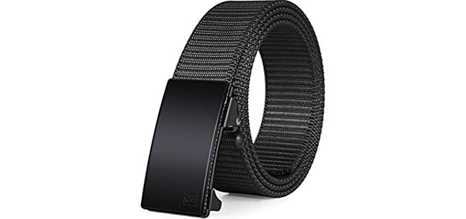 Faitwin Men's Web - Nylon Ratchet Belt