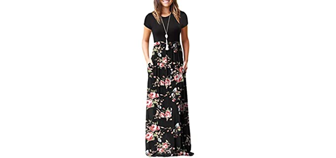 Grecerelle loose - Plain Maxi Dress