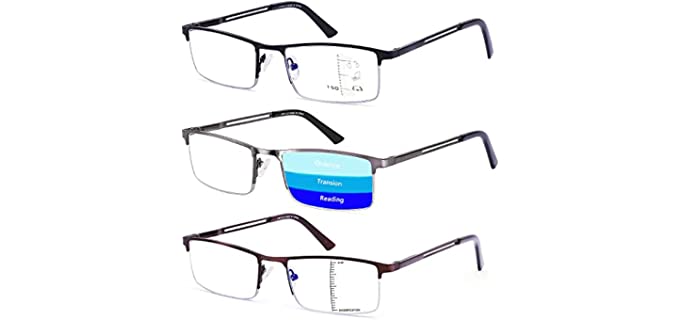 Ryegis Women's Half Frame - Adjustable Glasses