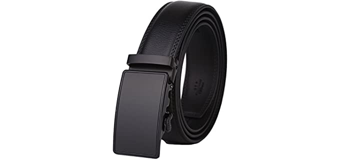 Lavemi Men's Casual - Leather Ratchet Belt