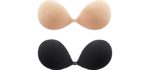 Mitaloo Women's Strapless - Sticky Bra