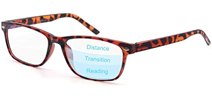 Modfans Women's Progressive - Adjustable Glasses