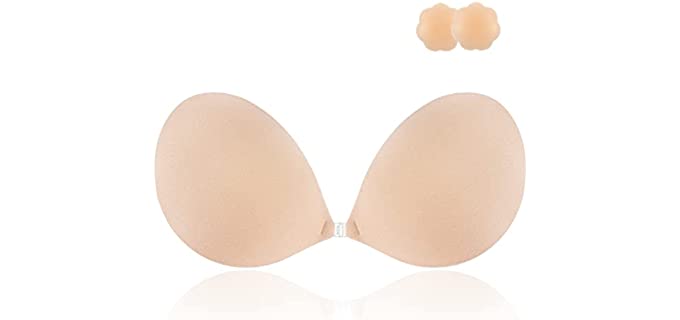 Niidor Strapless - Invisible Sticky Bra