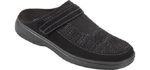 Orthofeet Men's Innovative - Senior’s Slip On Slipper Shoe