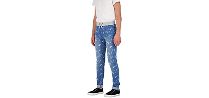 WallFlower Knit - Jogger Jeans for Tall Skinny Little Girls