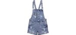 AvaCostume Women's Wash - Short Overalls