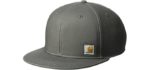 Carhartt Unisex Firm Duck - Flat Bill Hat