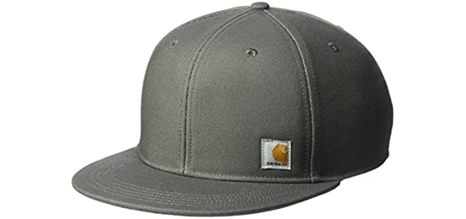 Carhartt Unisex Firm Duck - Flat Bill Hat