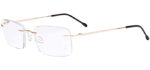 Eyekepper Men's Rectangle - Rimless Eyeglasses