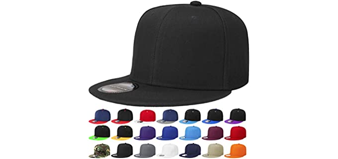 Classic Unisex Hip Hop - Flat brim Hat