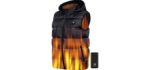 Foxelli Men's USB - Lightweight Heated Vest