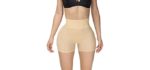 Homgro Women's Shorts - Padded Shapewear for Hip Dip