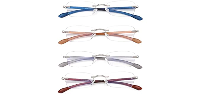 Ryegis Flexible - Rimless Eyeglasses