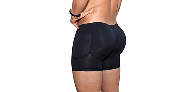 NonEcho Men's Briefs - Padded Buttocks Shapewear