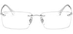 Ray-Ban Men's Titanium - Rimless Eyeglass Frames