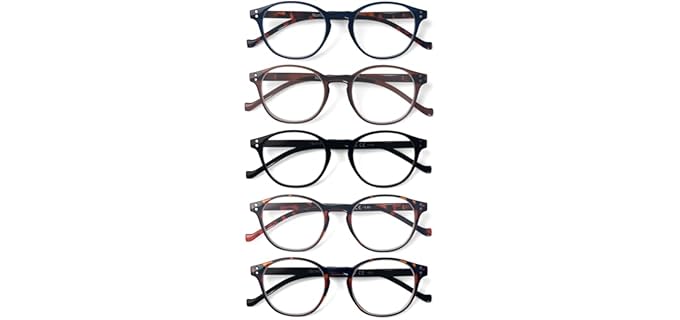 Sigvan Unisex Tortoise - Stylish 3-Pack Readers for Everyday Use