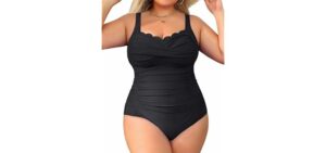 Aqua Eve Full Coverage - Plus Size One-Piece Swimsuit with Tummy Control