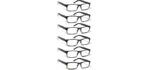 Biencool Unisex Traditional - Classic Reading Glasses Set with Blue Light Protection