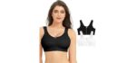 Brabic Everyday - Supportive Everyday Zip-Front Post-Surgery Bra