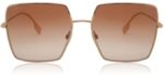 Burberry Women's BE 3133 133713 - Elegant Rose Gold Sunglasses with Gradient Lenses