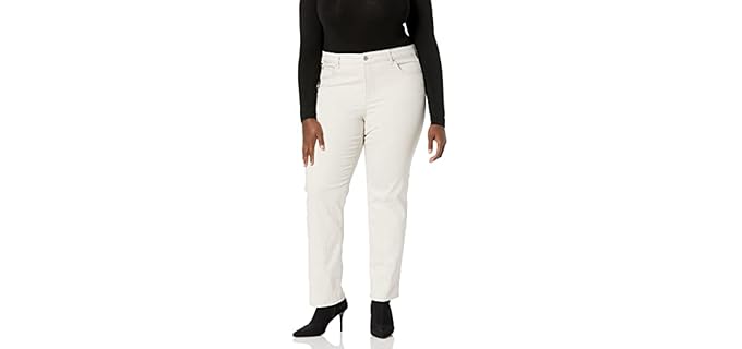 Bandolino Mandie - High-Rise Straight Leg Signature Fit Jeans