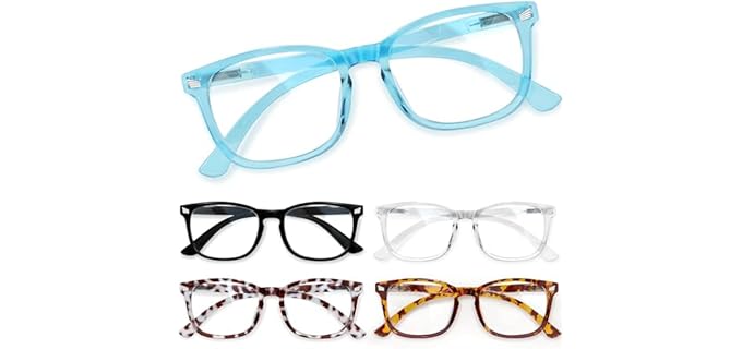 CCVOO Unisex Cheaters - Clear Vision & Blue Light Protection