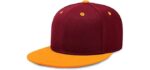 Chok.Lids Men's Visor - Two-Tone Flat Bill Snapback with Sun Protection