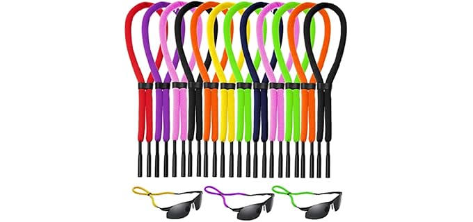 Cocpok Foam - Colorful Floating Eyewear Straps with Adjustable Fit