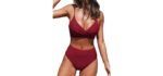 Cupshe Twist - Cheeky High Waisted Bikini Set