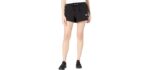 Champion Women's Reverse - Sporty Regular-Fit Shorts with Adjustable Waist
