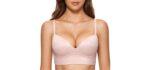 Dobreva Plunge - Wireless Push-Up Bra with Cleavage Boost