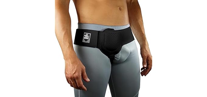 Everyday Medical Men's Guard - Adjustable Inguinal Hernia Guard with Gentle Pressure