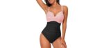 Firpearl Twist Front - Underwire One-Piece with Tummy Control