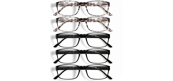 Gaoye Unisex Professional - Stylish Blue Light Reading Glasses for Comfort