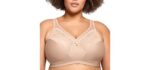 Glamorise Full Figure - Wirefree Minimizer with All-Day Comfort Support