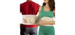 Armstrong America Unisex Binder - Wide Abdominal Binder with Removable Pressure Pad